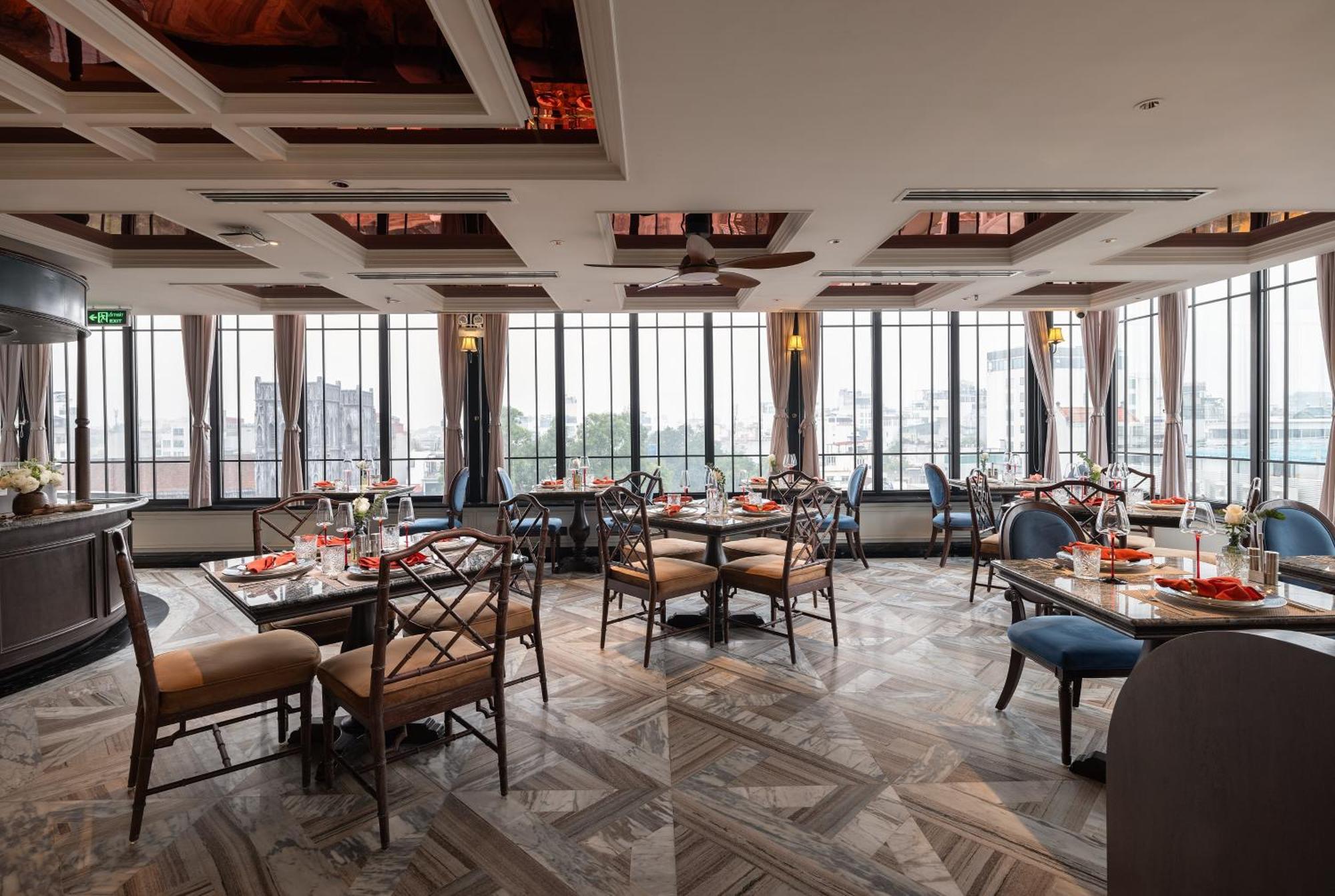 Grand Hotel Du Lac Hanoi Luaran gambar The restaurant